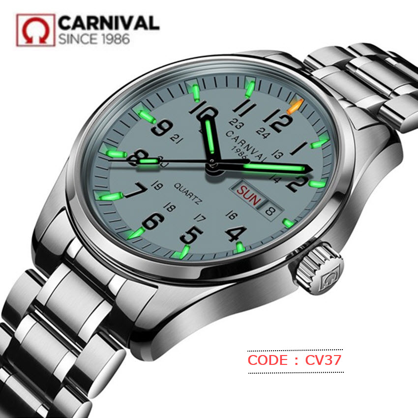 CV37 Carnival Tritium Light Waterproof Watch