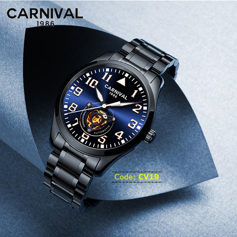 CV19 CARNIVAL Self-Wind Tourbillon Watch