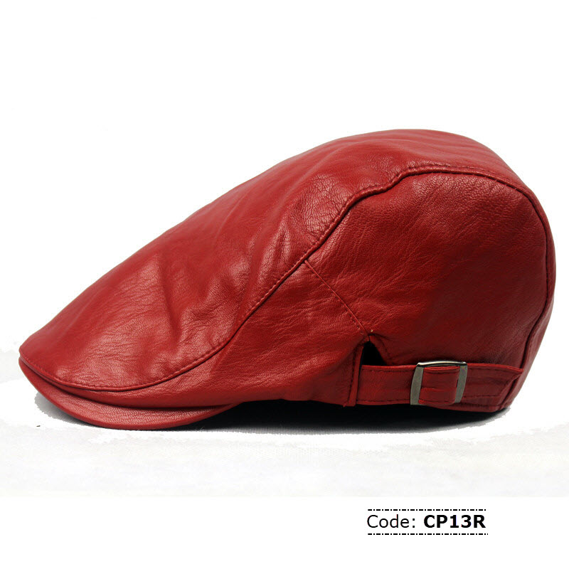 CP13R Leather Adjustable Cap for Men
