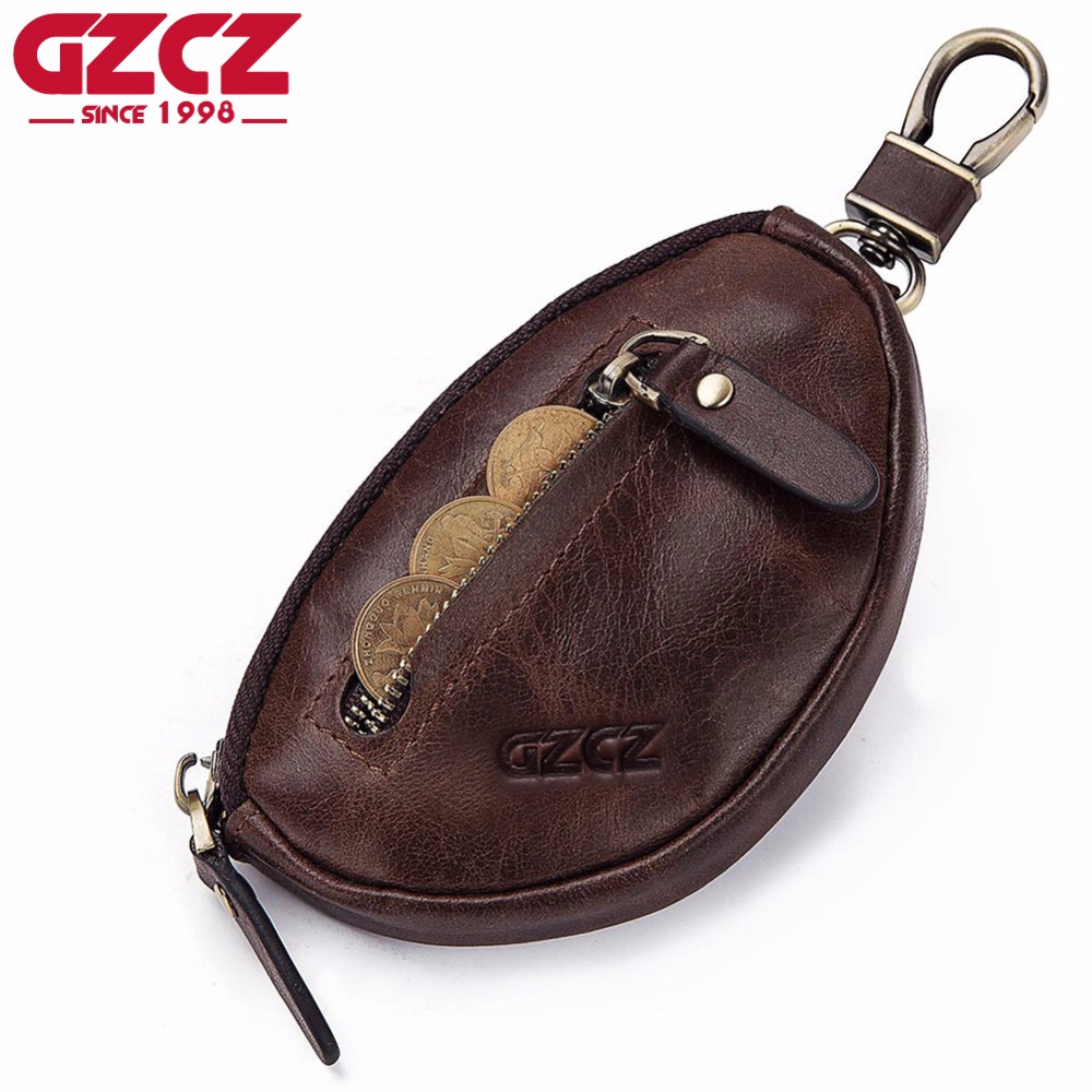 WA76C GZCZ Genuine Leather Key Wallet