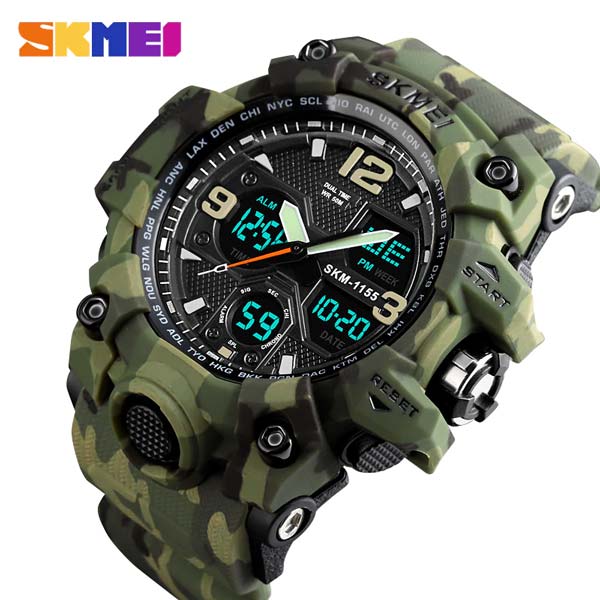 SK54K SKMEI 1155 Dual Display Sports Watch for Men