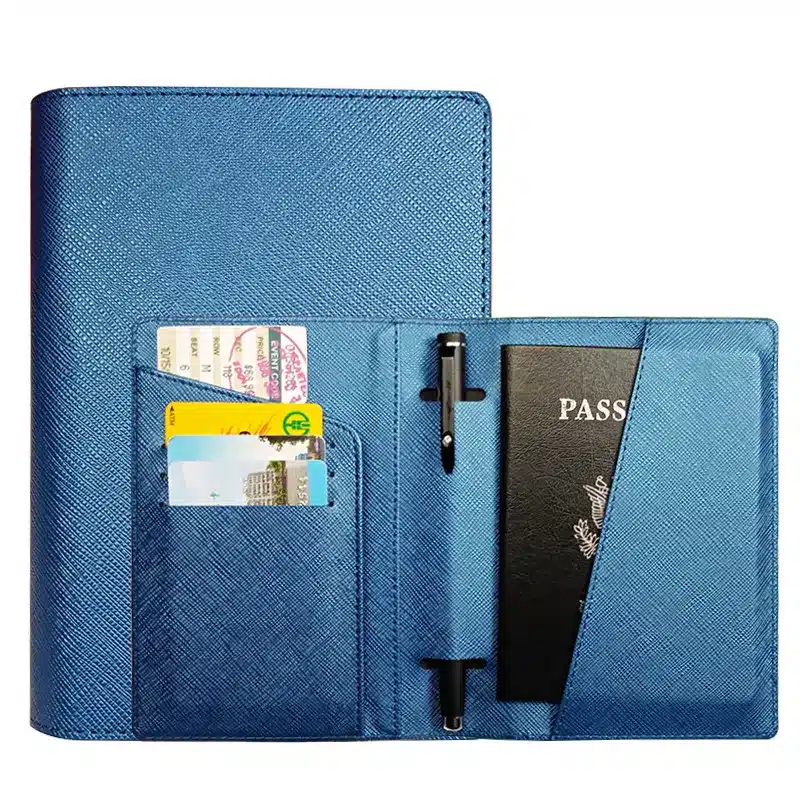 R1024 ORAS Genuine Leather Travel Passport Holder