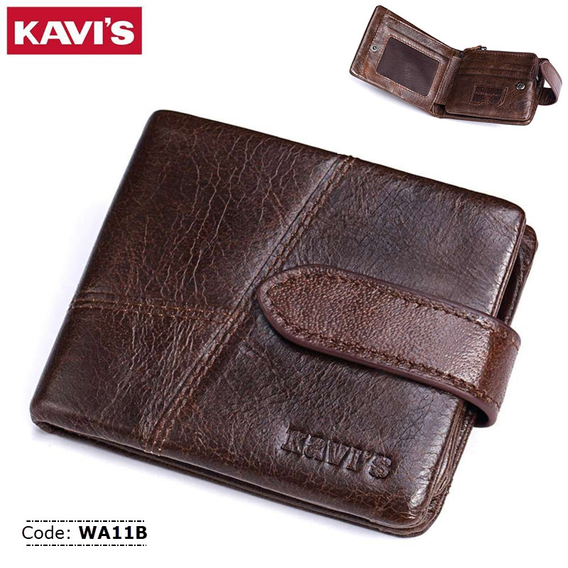 WA11B KAVIS Genuine Leather Wallet