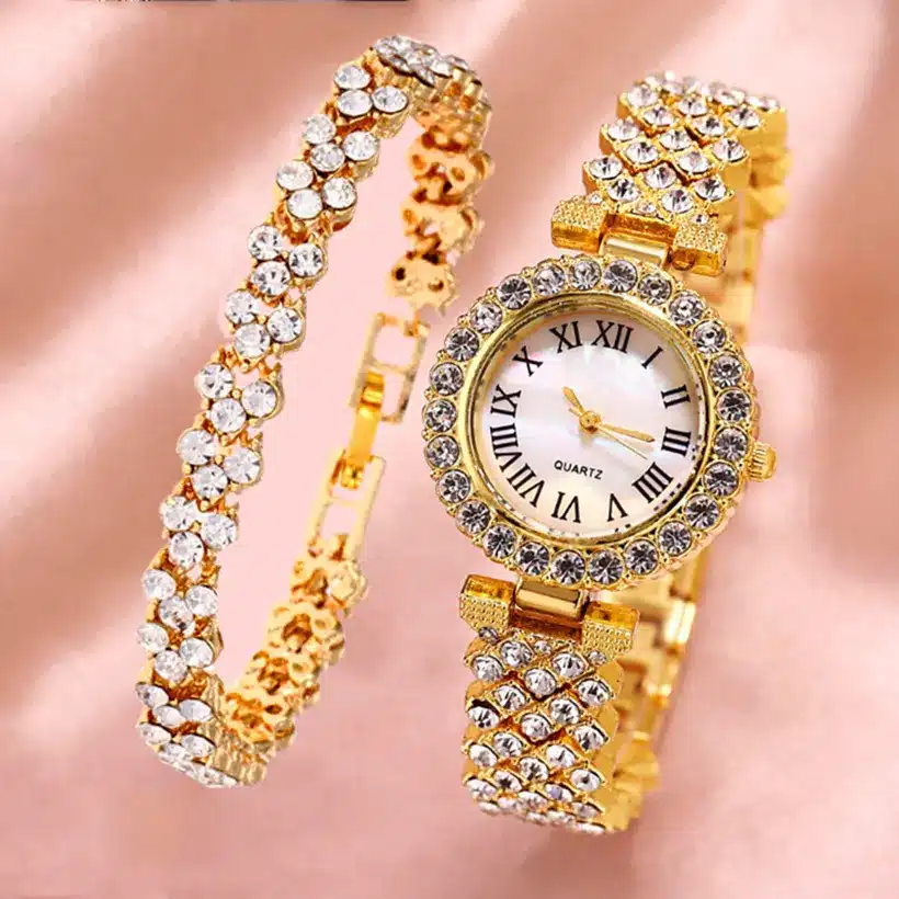 K1036 Luxury Elegant Watch With Bracelet For Women