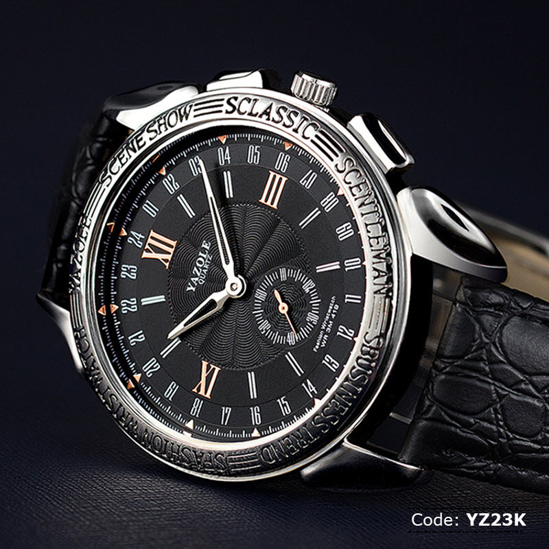 YZ23K YAZOLE Sub-Seconds Watch for Men