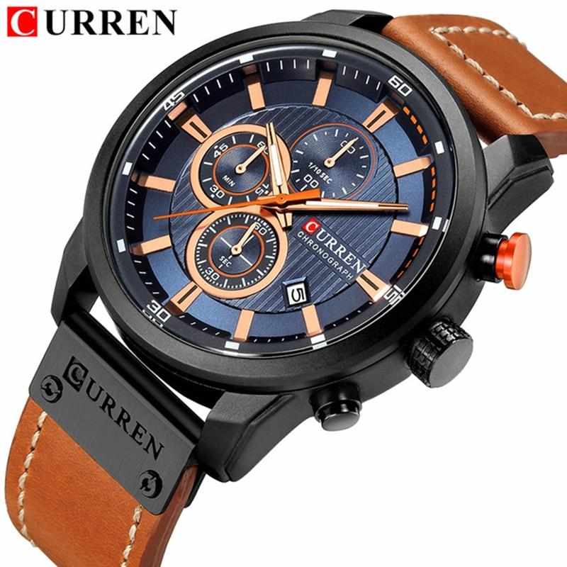 CR29E Curren C-8291 Fashion Casual Chronograph Watch For Men