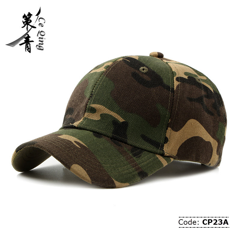 CP23A Army Style Adjustable Cap for Men