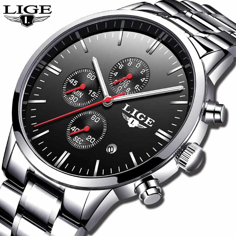 LG87 LIGE 9845 Chronograph Watch for Men