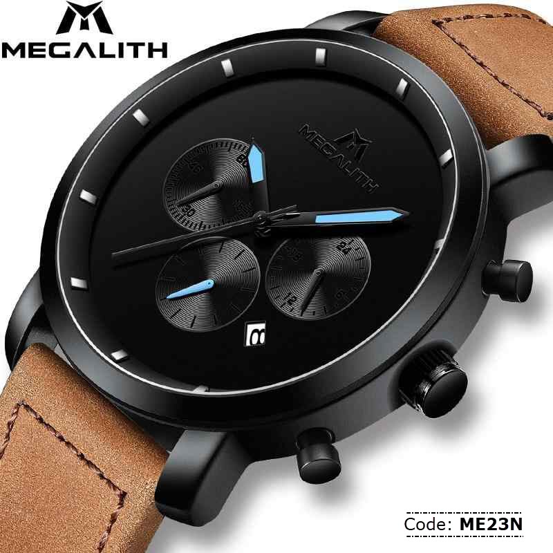 ME23N MEGALITH 8021 Luxury Fashion Chronograph Watch