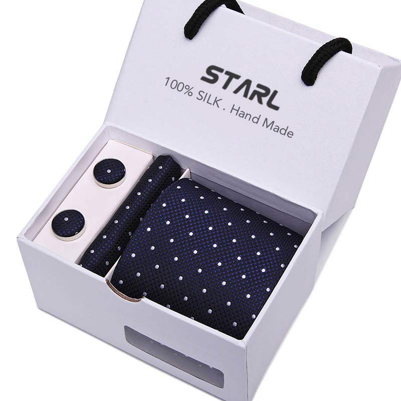 TY21 STARL 100% Silk Tie Hanky Cufflinks Sets