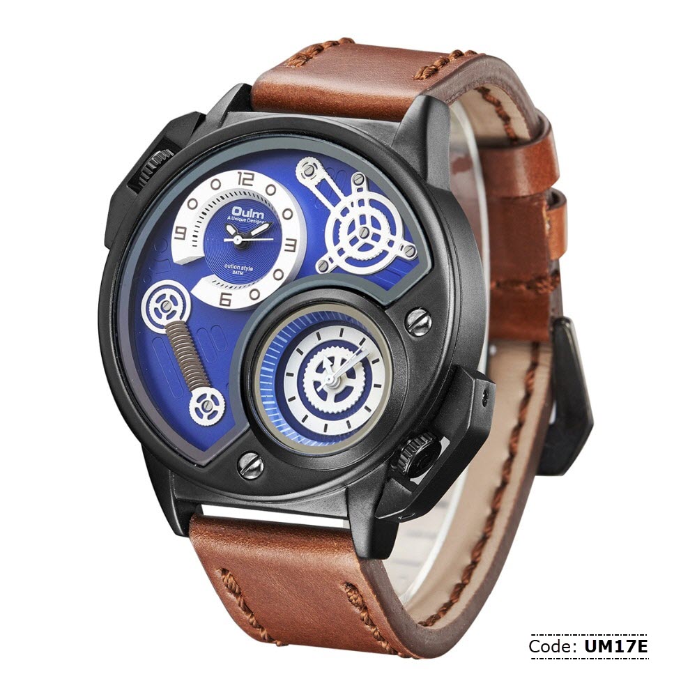 UM17E Oulm HP3578 Special Dial two time fashion Watch