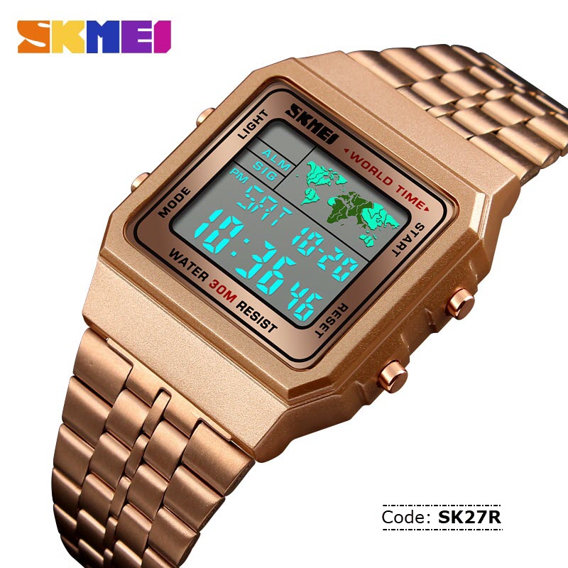 SK27R SKMEI 1338 Causal Digital Watch for Men