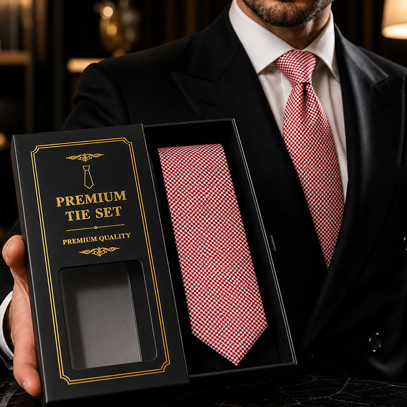 TY40 Premium Quality Red &amp; White Pattern