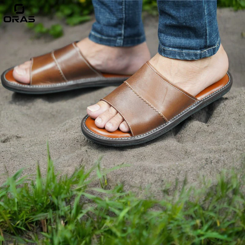 Z3021 ORAS Genuine Leather Sandal For Men