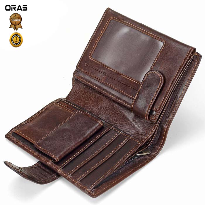 RA55C ORAS Genuine Leather Wallet for Men