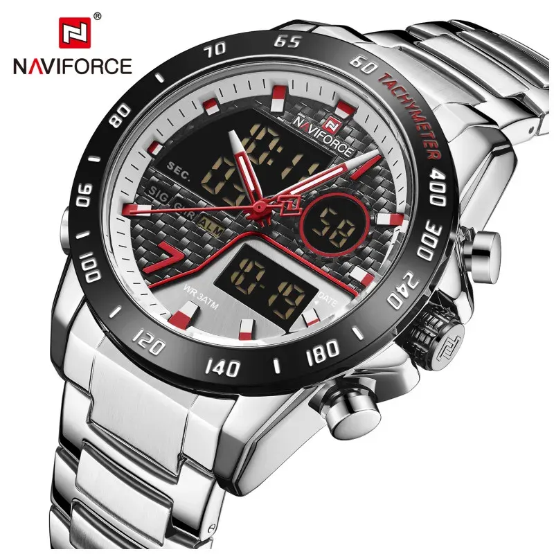 NV133 NAVIFORCE 9171 Sports Dual Display Watch