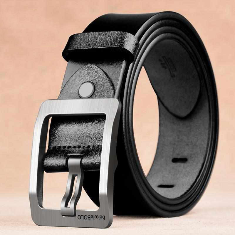 B121 BEKELEBOLO Luxury High-quality Genuine Leather Men's Belt