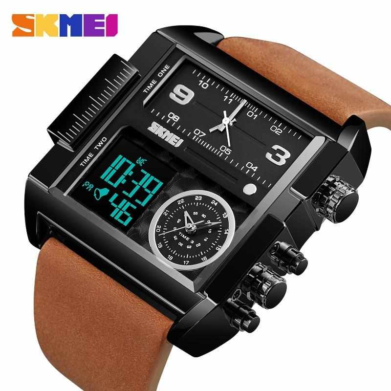 SK51K SKMEI 1391 Big Dial Dual Display Watch