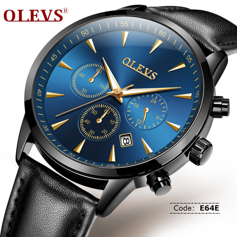 E64E Olevs Chronograph Watch for Men