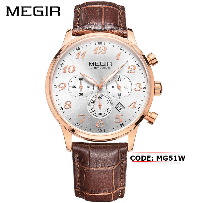 MG51W Megir Classic Chronograph